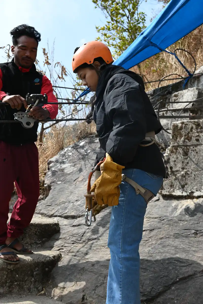 Ziplining
